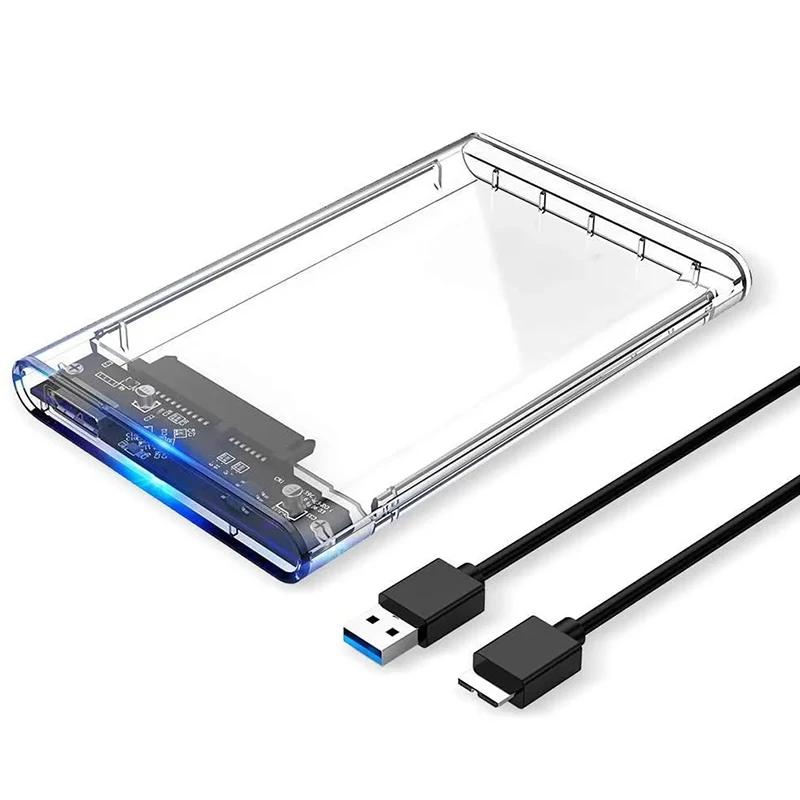 USB 3.0 C ŸԿ SATA III ϵ ũ ̽, 2.5 ġ HDD SSD  ϵ ̺ Ŭ, ϵ ũ ڽ  UASP HDD ڽ